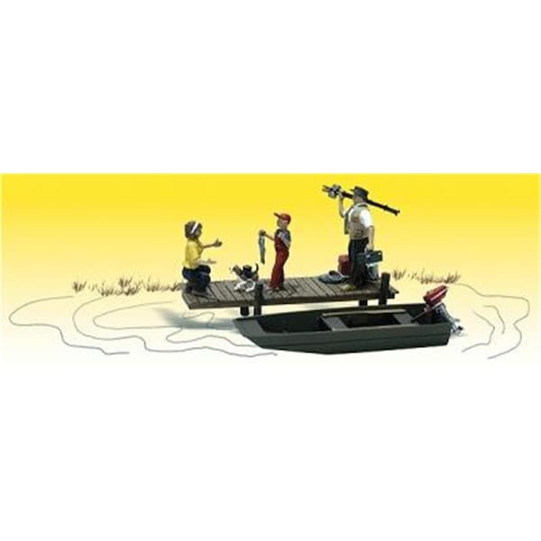 Woodland Scenics WOO1923 HO Family Fishing WOO1923 - main